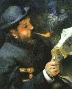 Pierre-Auguste Renoir Portrat Claude Monet Spain oil painting artist